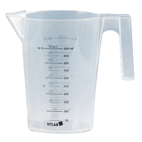 Mlebger 500ml m/hank, Ikke slagfast plast