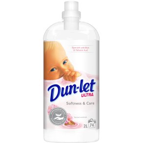 Dun-Let skyllemiddel Softness & Care, 2ltr