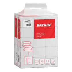 Katrin Z-fold h�ndkl�deark 2-lag nyfiber, 3000 ark (milj�m�rket)