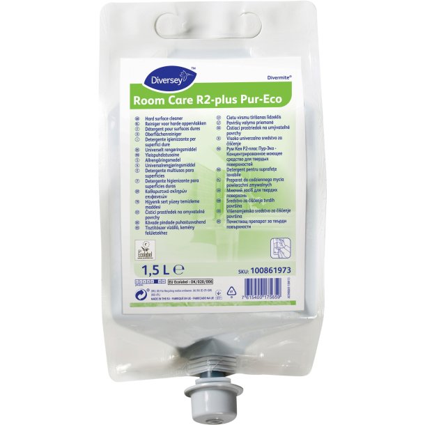 Room Care R2-Plus Pur-Eco, Universalrengring, 2x2 liter