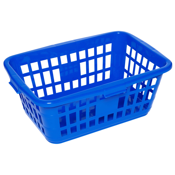 Tina Trolleys Kurv, bl� rektangul�r til vasket�j, 480x650mm