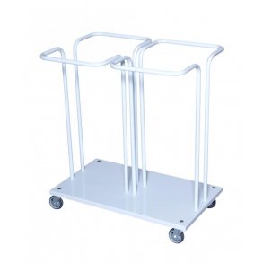 Tina Trolleys Affaldstativ 110-120ltr, uden lg - Dobbelt