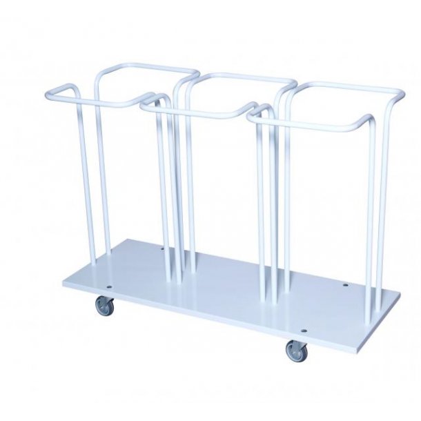 Tina Trolleys Affaldstativ 110-120ltr, uden lg - Trippel