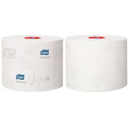 Tork T6, 127530, toiletpapir, 27x100 m, 2-lag, hvid