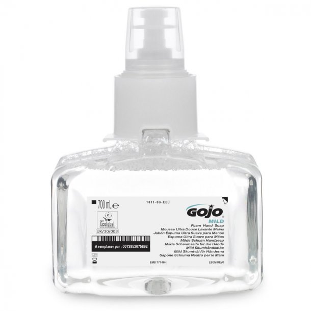 Gojo Mild Skumsbe, LTX, 700ml, uden parfume