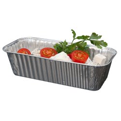 Alu-bakke med rullekant, 1100ml