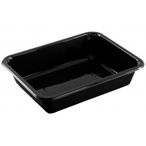 Plastboks C-PET sort 1410ml 178x227x49mm 360stk