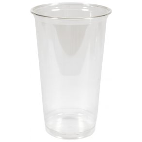 Drikkeglas, 50 cl-55 cl, klar, PET, straight wall, 1000stk
