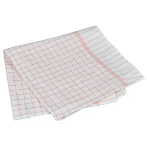 Kokkeviskestykke med rde tern, 120 gr.