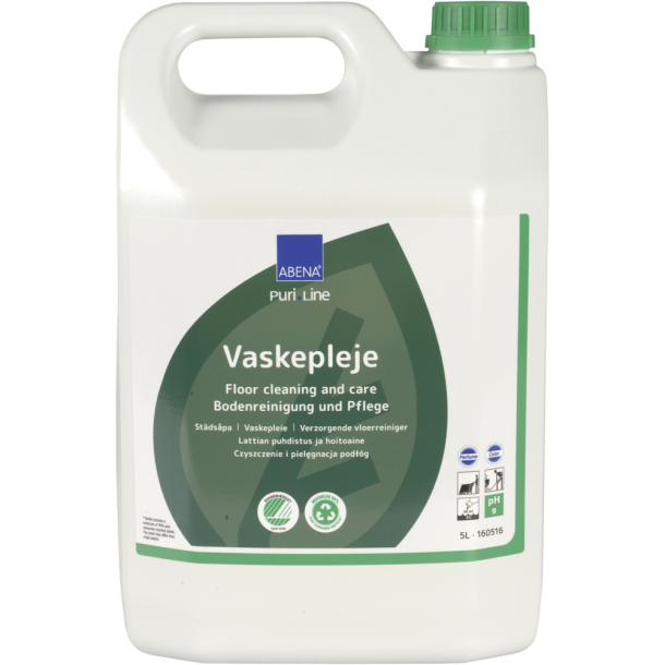 Vaskepleje uden voks, med farve og parfume, 5ltr