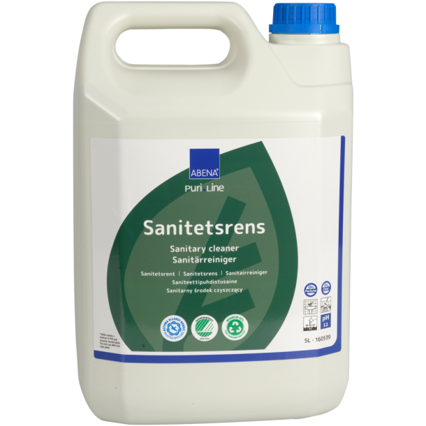 Sanitr rengring, alkalisk, uden parfume, 5ltr