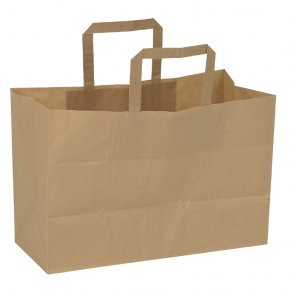 Take Away pose Brun med hank 21 ltr