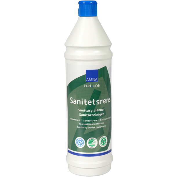Sanitr rengring, alkalisk, uden farve og parfume, 1ltr
