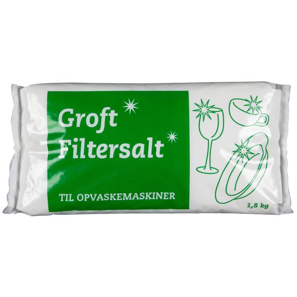 Filtersalt groft, til alle typer opvaskemaskiner