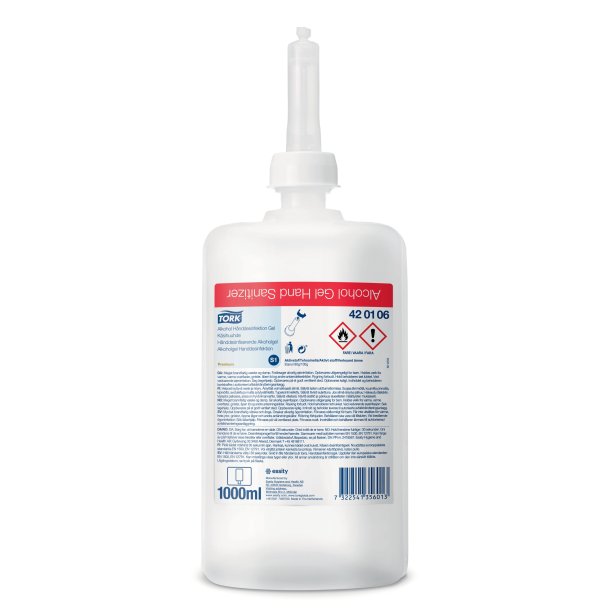 Tork Prem Hand Sanitizer, Alcohol gel 1ltr