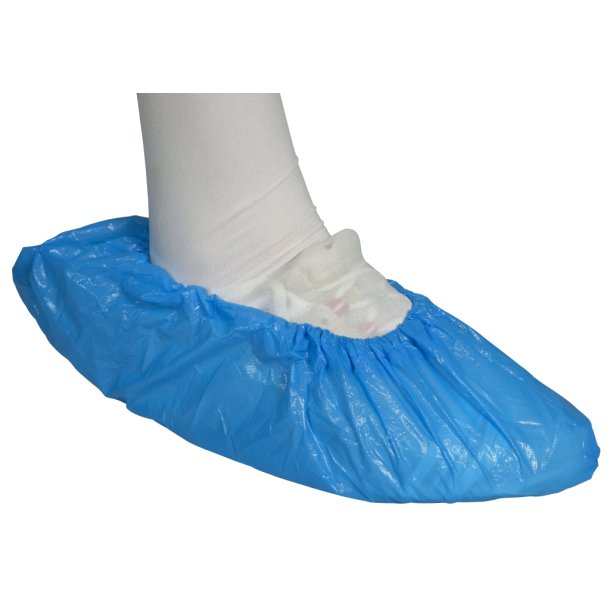 Skoovertrk, Bl, Futter, 35my, 100stk