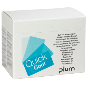 Plum QuickCool, Burngel, med Tea Tree Oil, 18stk, steril