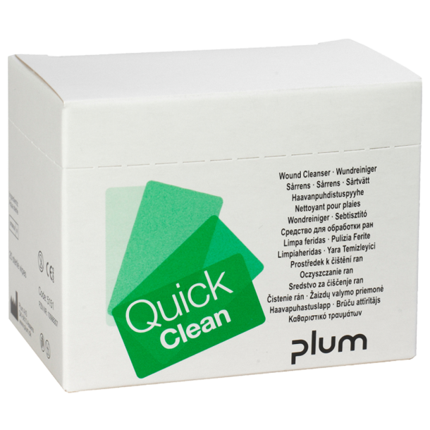 Plum QuickClean srrenseserviet, 20stk, Steril