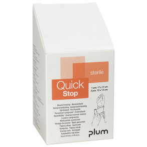 Plum Quickstop s�rpleje, Fikseringsbind 1 s�t, Steril
