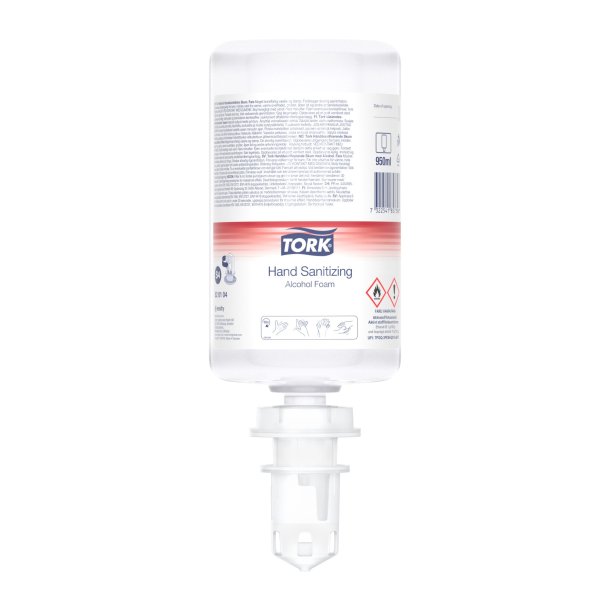 Tork Hnddesinfiktion, Skum, med alkohol, S4, 1000ml