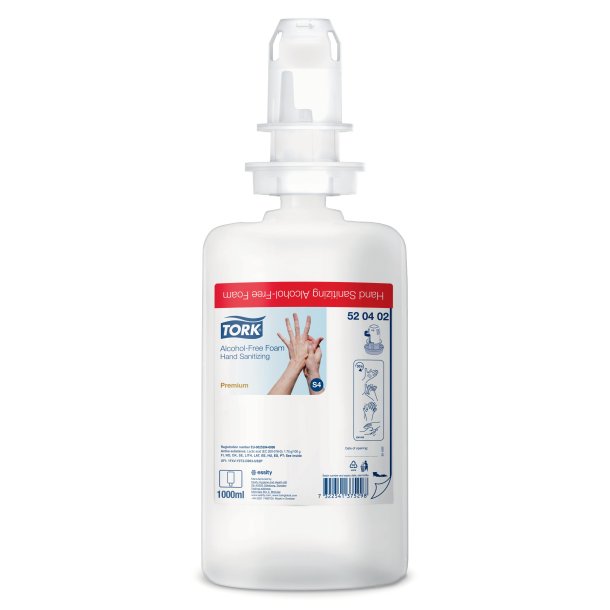 Tork Skum Hnddesinficering, uden alkohol, 1000ml