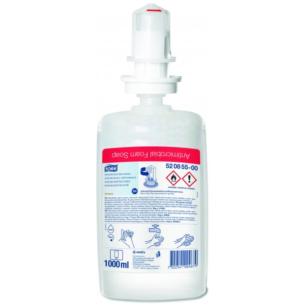 Tork Premium Skumsbe, 1ltr, Antimikrobiel, S4