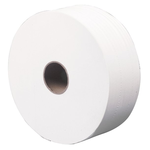 Jumbo toiletpapir, 2-lag, 380m, 100% Nyfiber