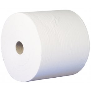 Vrkstedsrulle, Hvid 2-lag, 26,5cm x 380m