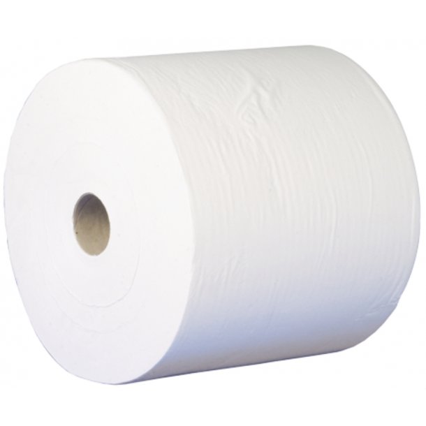 Vrkstedsrulle, Hvid 2-lag, 26,5cm x 380m