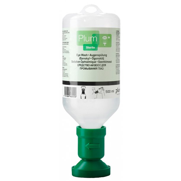 Plum Eyewash Nacl steril 500ml (12x0,5ltr)