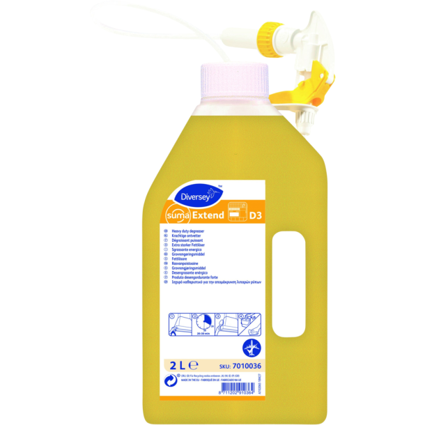 Suma Extend D3, aluminiumssikker, grovrengring, 2 ltr.