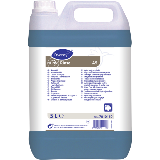 Suma Rinse A5, Afspndingsmiddel, 2x5Ltr
