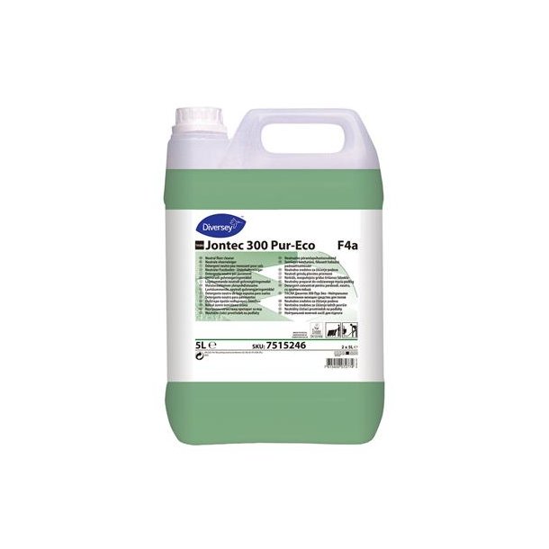Jontec 300 Pur-Eco, gulvrengringsmiddel, 2x5ltr