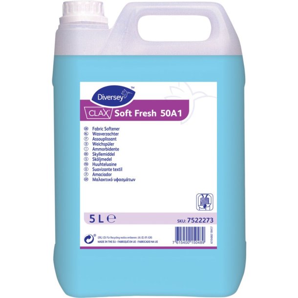 Clax Soft Fresh 50A1, skyllemiddel, 2 x 5 L