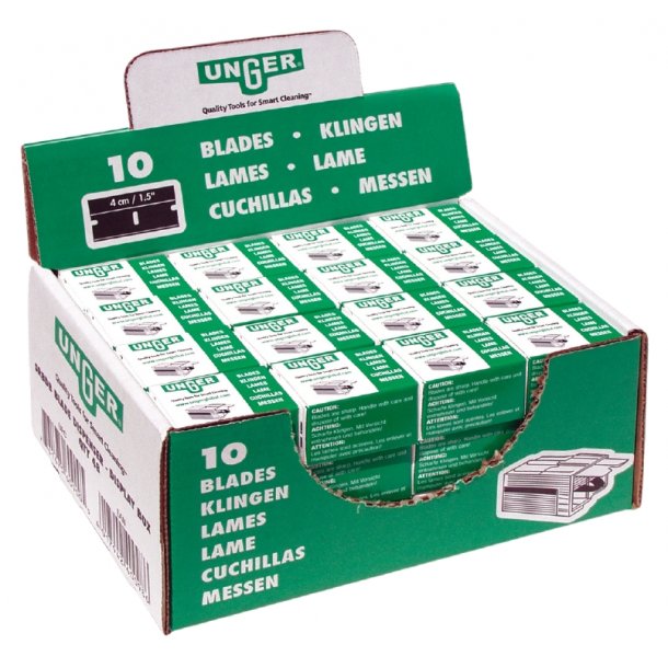 Unger Blade til Clickskraber, 4cm, 10stk