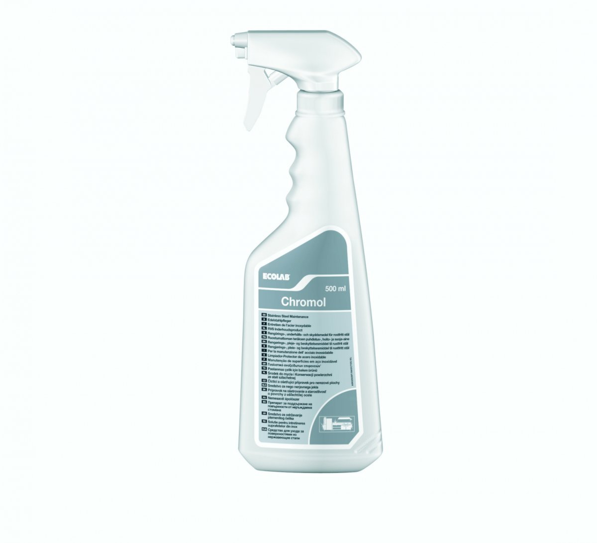 Ecolab Chromol, rengøring rustfri stål 500 ml - Stålrens og stålpleje ...