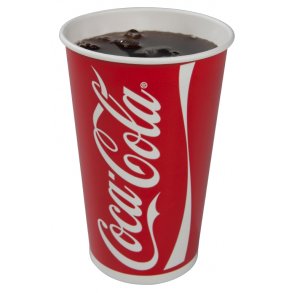 Coca Cola bger rd 50/60cl # pap 1000stk