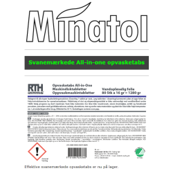 All-in-one, Opvaske Tabs, 80 stk. i selvoplselig folie