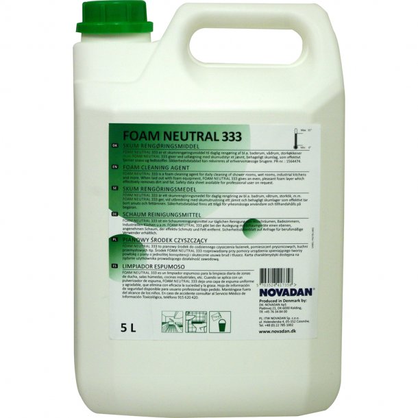 Novadan Foam Neutral 333, Skumrengring 5ltr