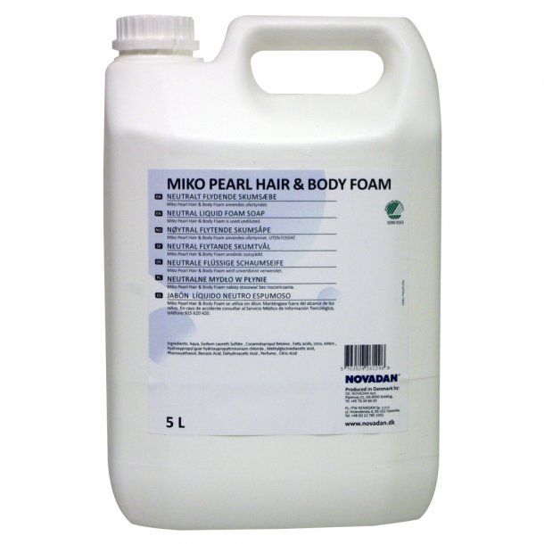 Novadan MIKO Pearl 5 ltr, Hair&Body SKUM shampoo