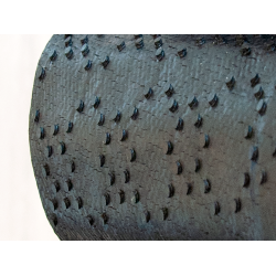 NitrilGrip mtte, 5900 Waffle, Antracit, 115x175cm