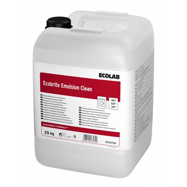 Ecolab Ecobrite Emulsion Clean 25kg uden parfume