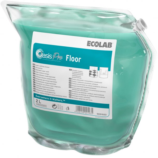 Ecolab Oasis Pro Floor 2ltr gulvrengringsmiddel