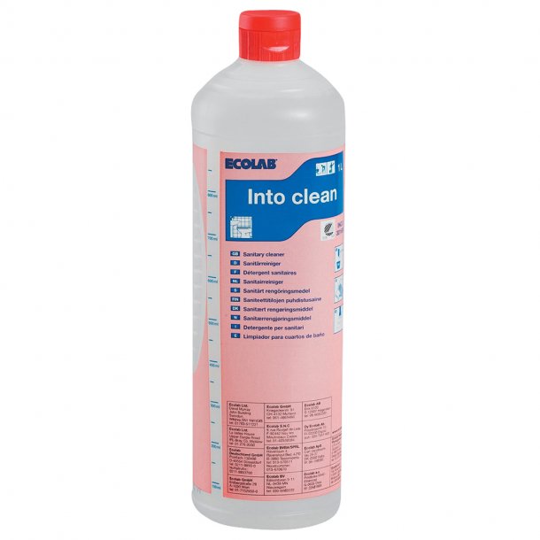 Ecolab Into Clean, 1ltr, Sanitrrengringsmiddel