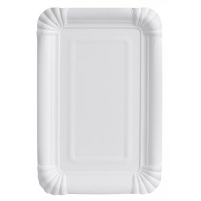 Plsebakke, hvid, lamineret, 20x13cm, 6x250 stk.