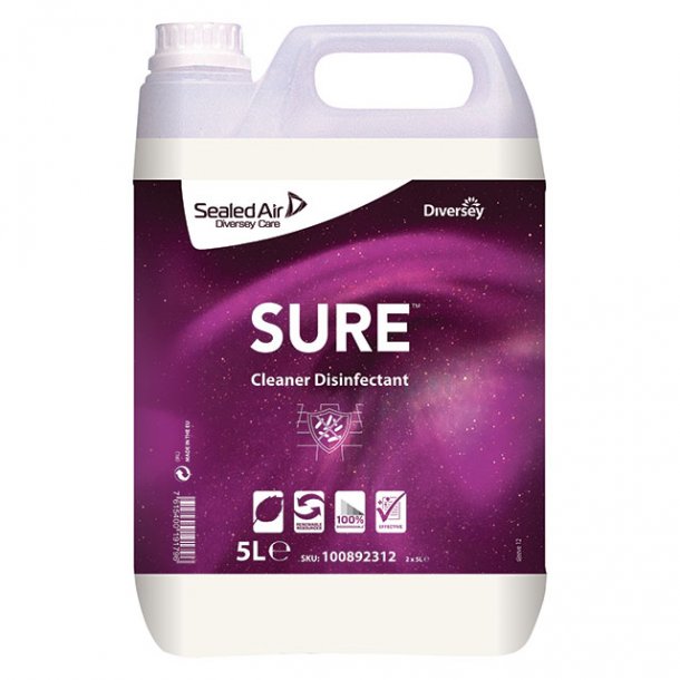 SURE Cleaner Disinfectant, Kkkenrengring, 5 liter