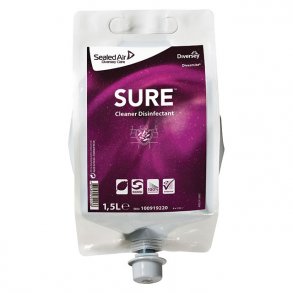 SURE Cleaner Disinfectant, DvM, Kkkenrengring, 4 x 1,5 L