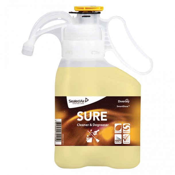 SURE Cleaner &amp; Degreaser, SmartDose, Grovrengringsmiddel, 1,4ltr