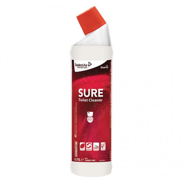 SURE Toilet Cleaner, 100% biologisk nedbrydelig