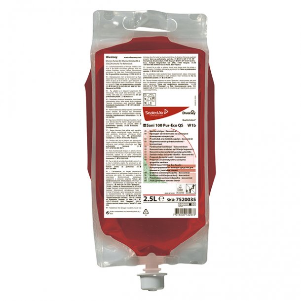 Taski Sani 100, Pur-Eco QS, Sanitetsrengring, 2,5ltr